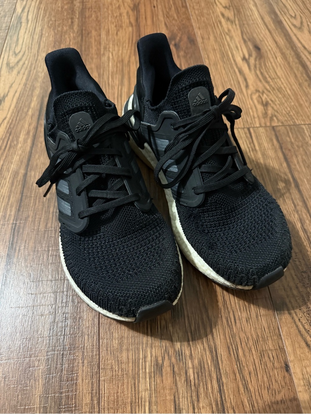 Adidas Ultraboost 20 Black Athletic Running Shoes Women’s Size 7.5